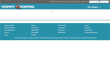 Tablet Screenshot of mommypoppins.com